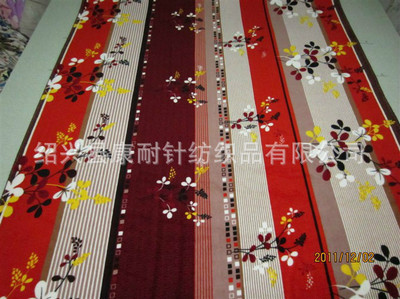 紹興縣康耐針紡織品 高品質法蘭絨毛毯，少女百花系列樣式齊全